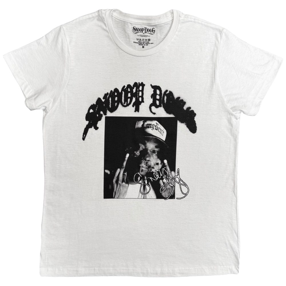 Snoop Dogg - Middle Finger Tshirt Homme - Blanc